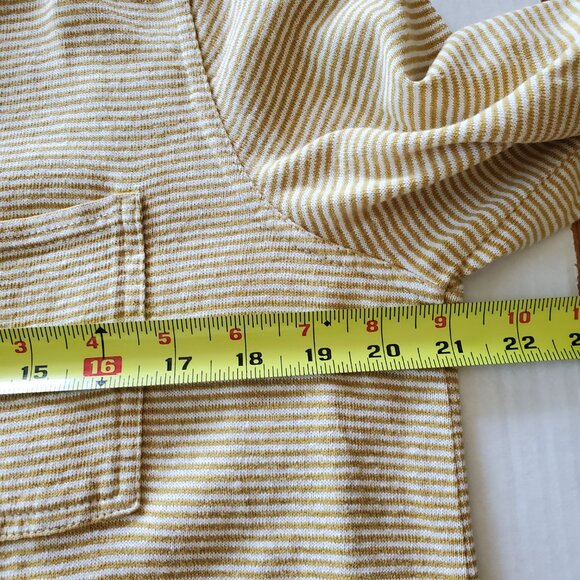 POETRY Hemp Organic Cotton Button Up Neutral Blouse Size 8 - Picture 15 of 15